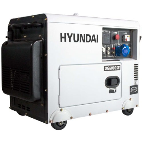 Generador HYUNDAI DHY6000SE diésel monofásico de 5000W Brico Herramientas