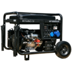 Generador Hyundai HY10100LEKT Trifásico full power gasolina - Imagen 2
