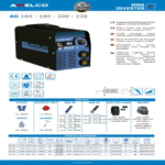 Soldadura Awelco AD180 150 A inverter MMA - Imagen 2