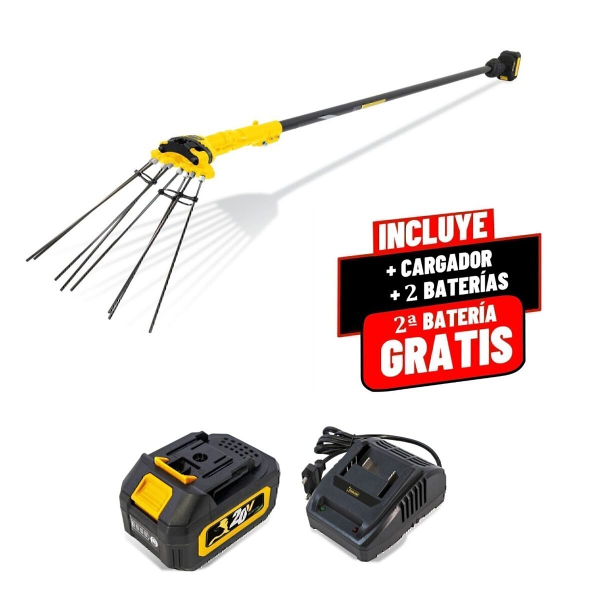 Vareador Garland Keeper Shaker 20V +2XBAT2AH + Single  fast - Imagen 1
