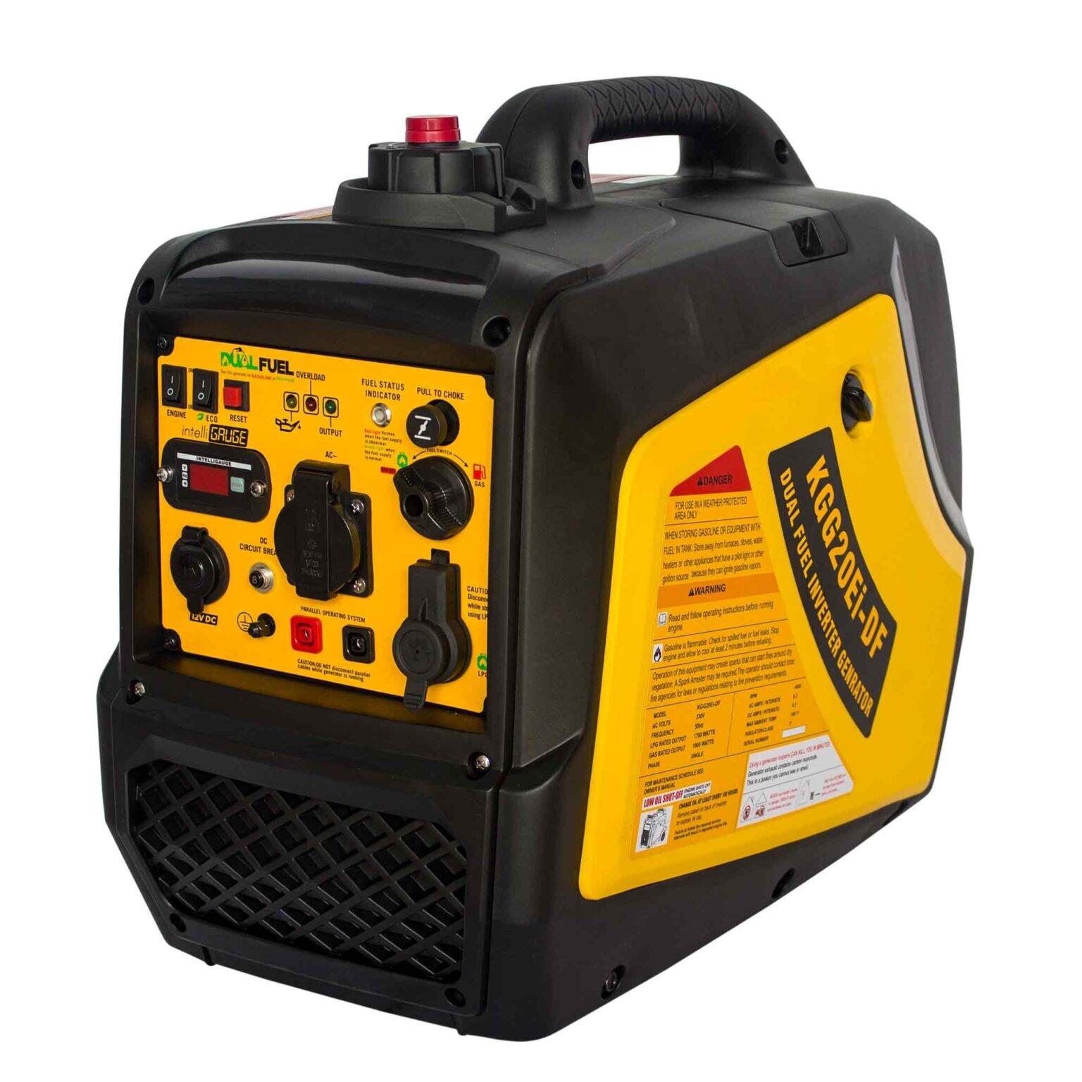 Generador Kompak 2,3KW Inverter gasolina/gas (GLP) KP-KGG20EI-DF - Imagen 1