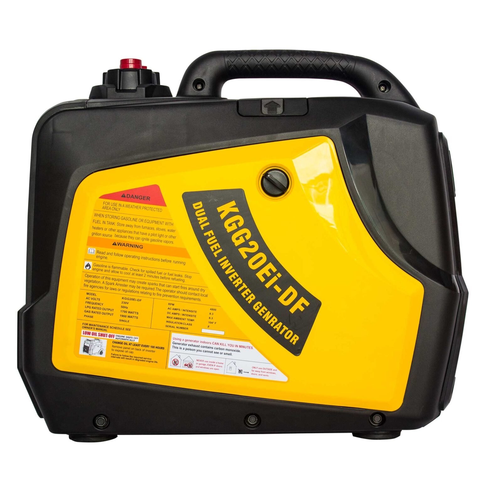 Generador Kompak 2,3KW Inverter gasolina/gas (GLP) KP-KGG20EI-DF - Imagen 4