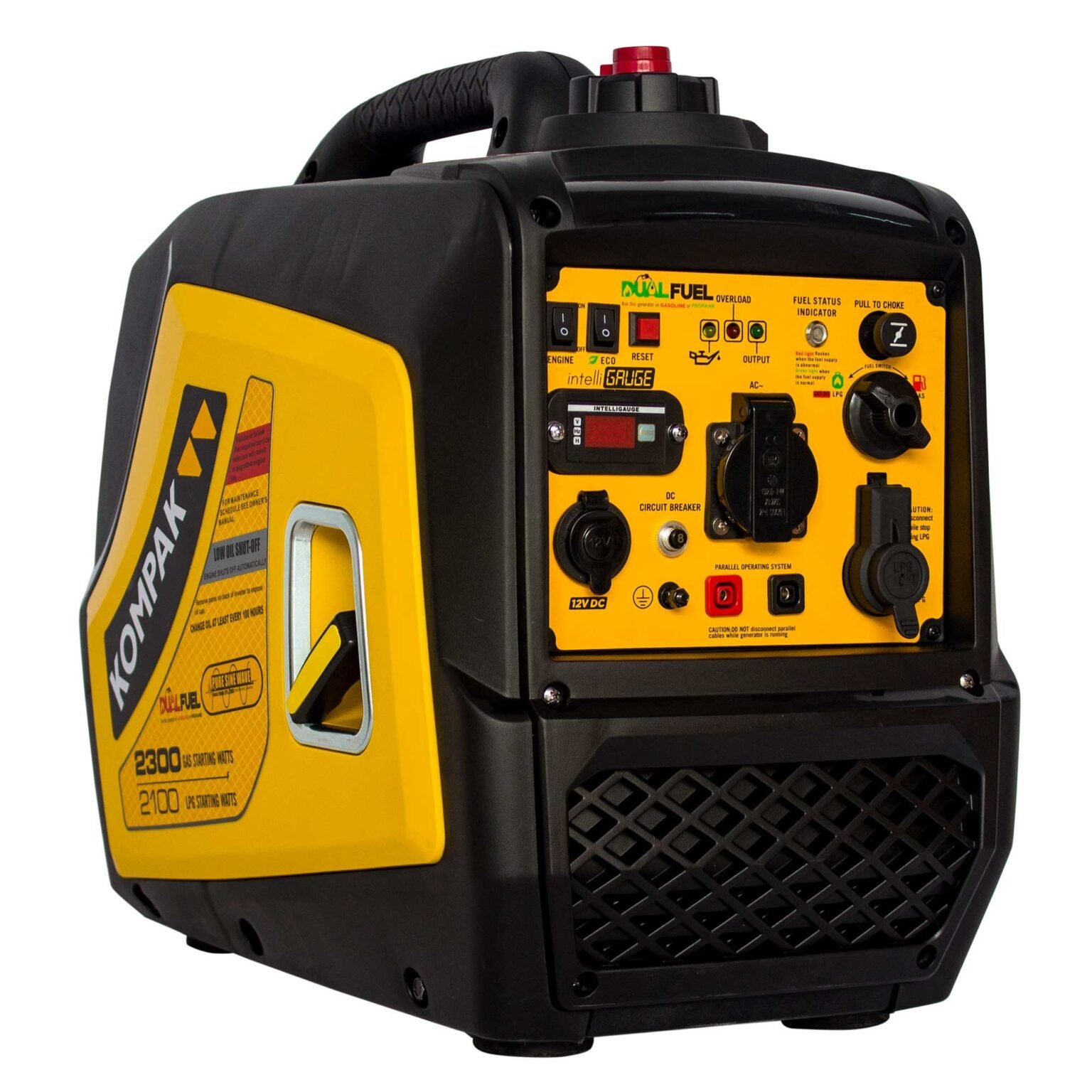 Generador Kompak 2,3KW Inverter gasolina/gas (GLP) KP-KGG20EI-DF - Imagen 3