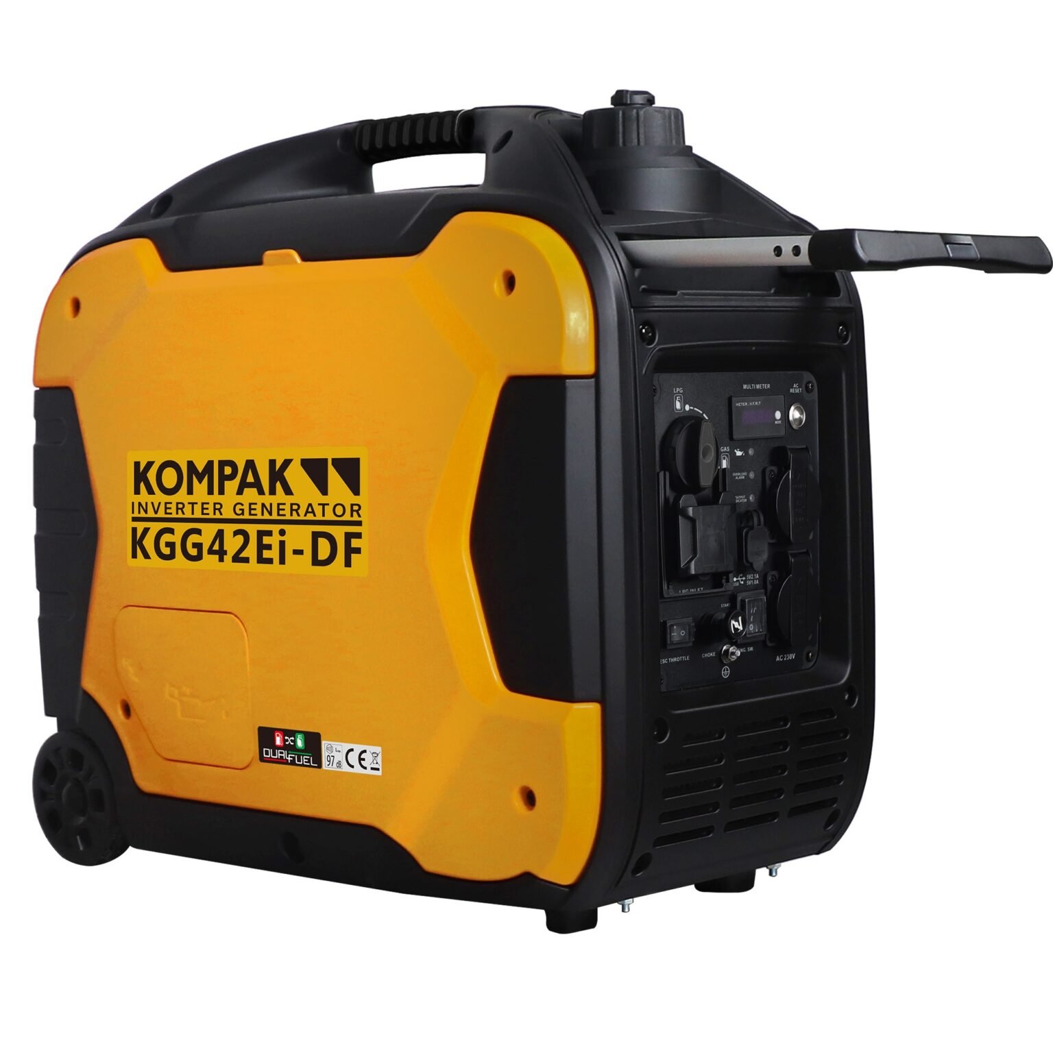Generador Kompak 4,2KW inverter gasolina/gas (GLP) KP-KGG42EI-DF - Imagen 1