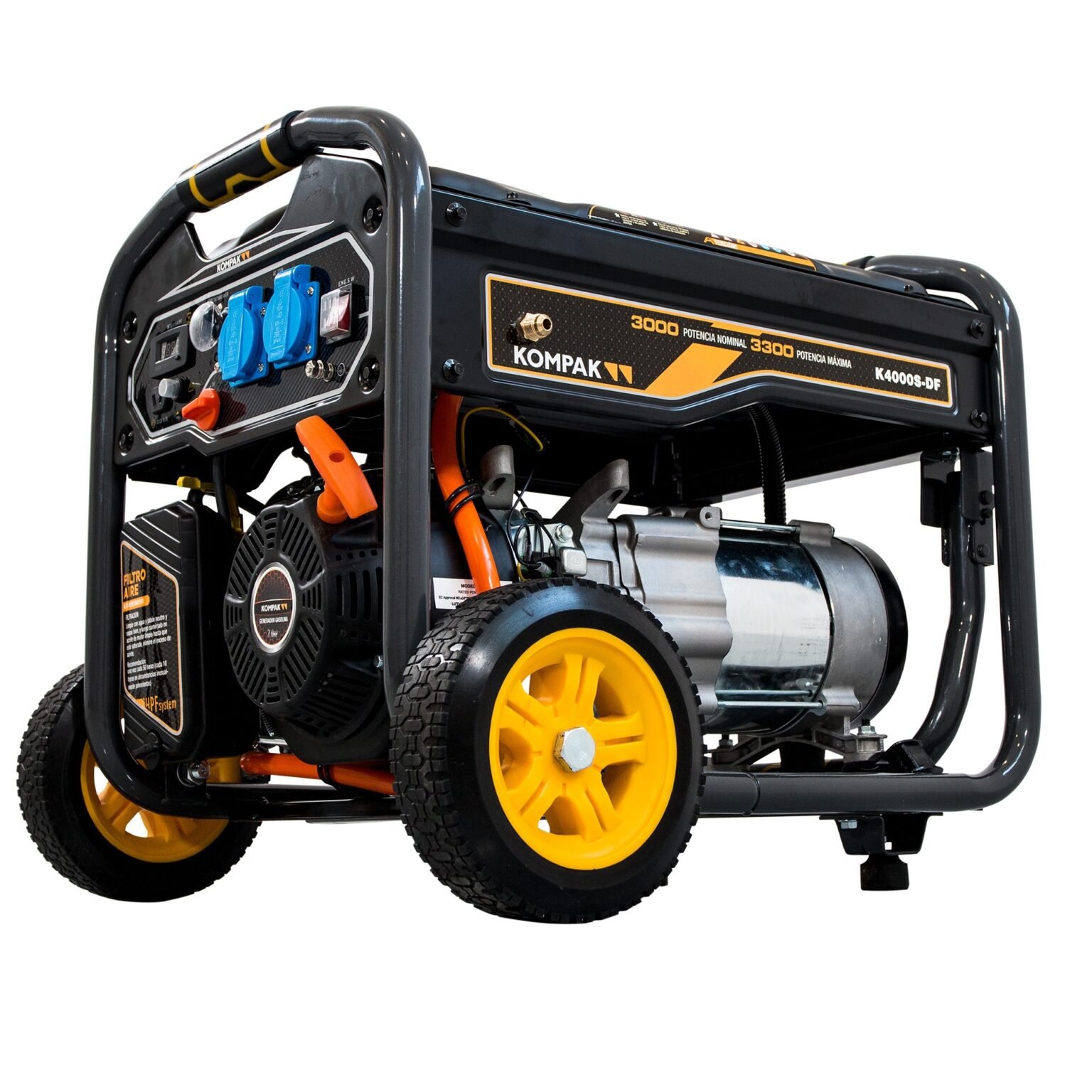 Generador dual fuel Kompak K4000S-DF gasolina AVR - Imagen 1