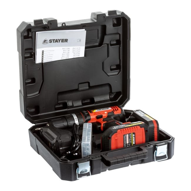 TALADRO DANI PBL 2022 PK 4 Taladro Atornillador Percutor a batería Stayer 18V PBL 2022 PK - Imagen 5